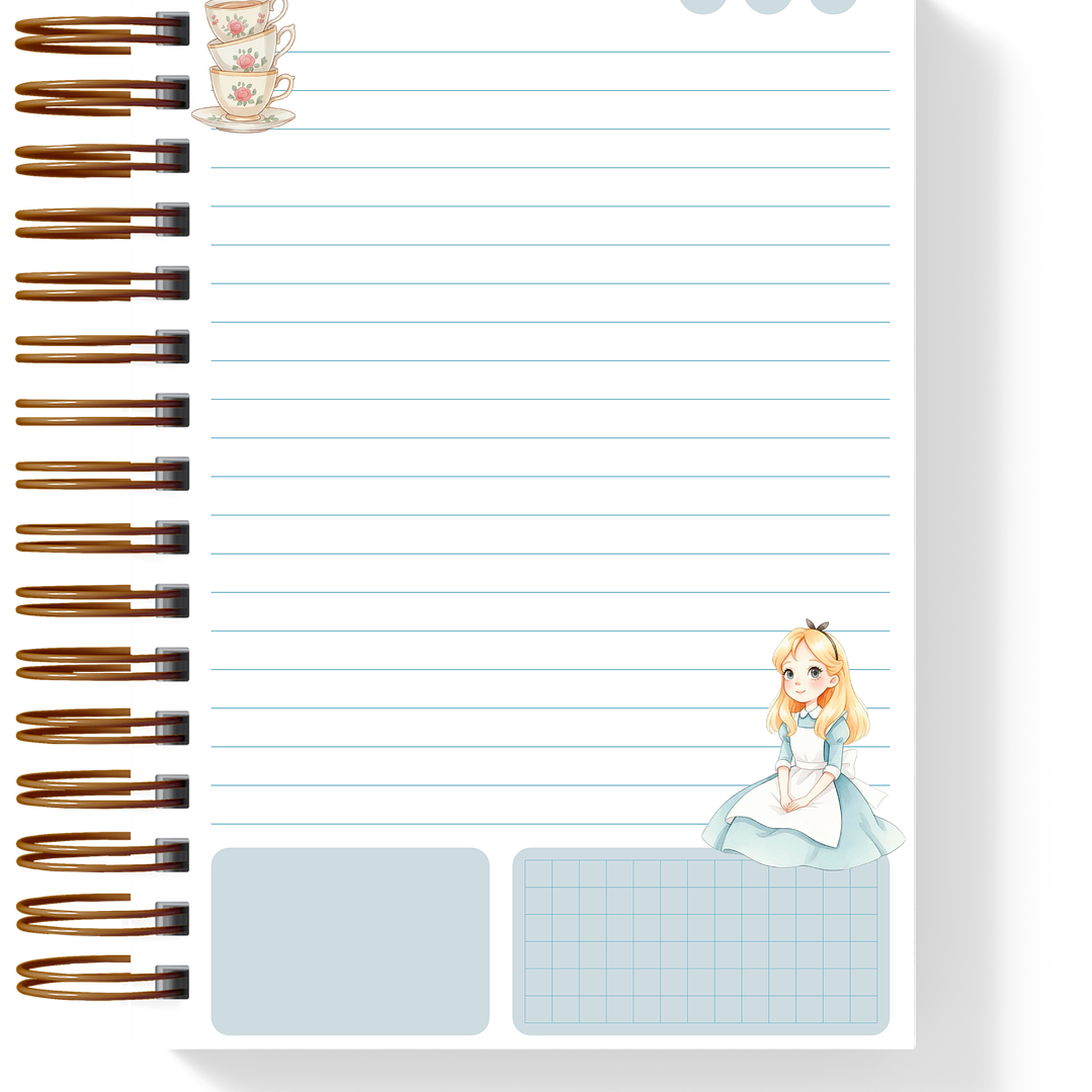 Arquivo Combo Encadernação Alice Através do Espelho  4