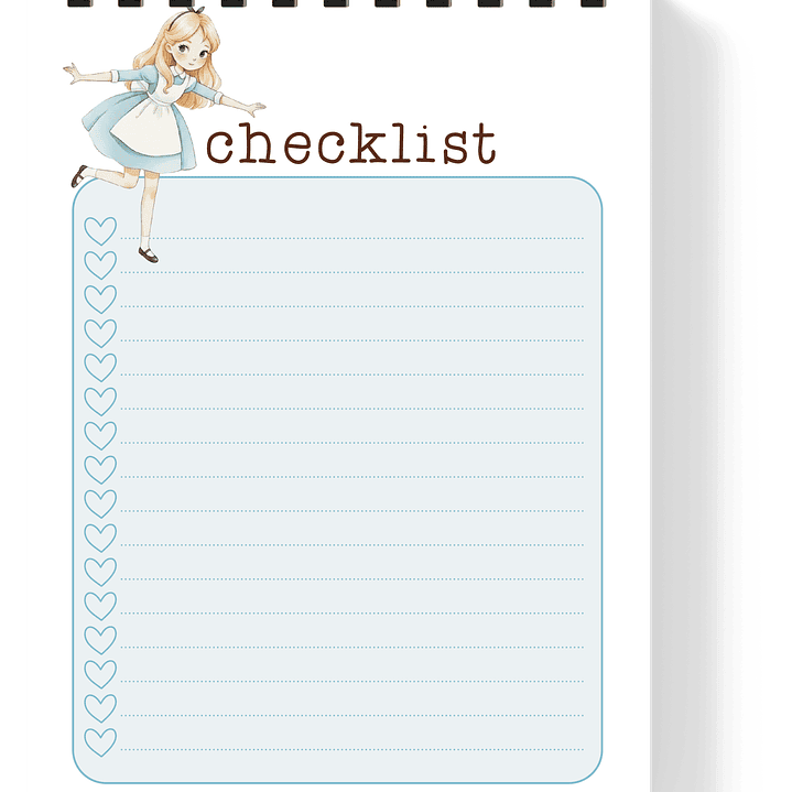 Arquivo Combo Encadernação Alice Através do Espelho  9