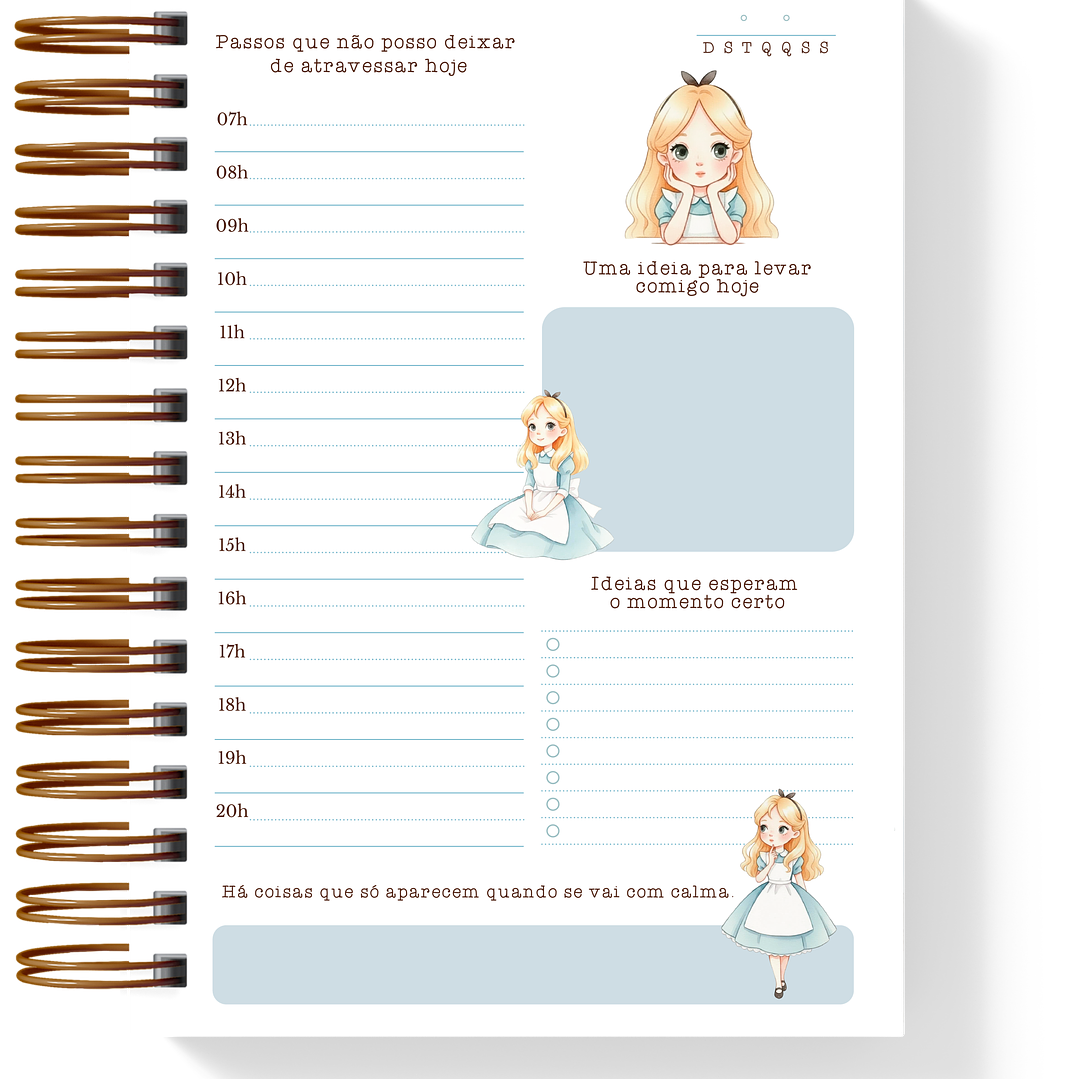 Arquivo Combo Encadernação Alice Através do Espelho  12