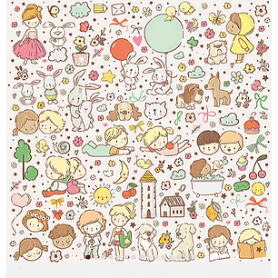 Kit Digital Papéis A4 Coleção Os Laços Que Ficam