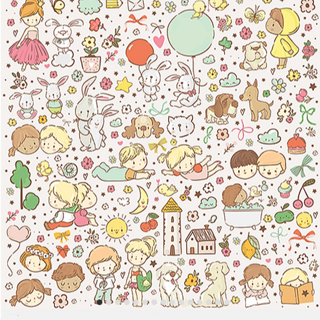 Kit Digital Papéis A4 Coleção Os Laços Que Ficam 1