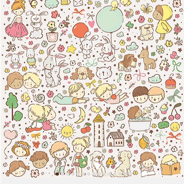 Kit Digital Papéis A4 Coleção Os Laços Que Ficam 1