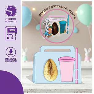 Arquivo Páscoa Ovo + Copo Twister