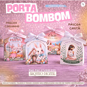 Arquivo Páscoa Cristã Porta Sabonete Bombom
