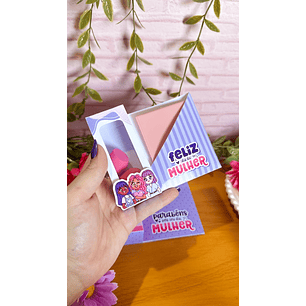 Arquivo Dia da Mulher Card Caixinha Batom - Esponjinha
