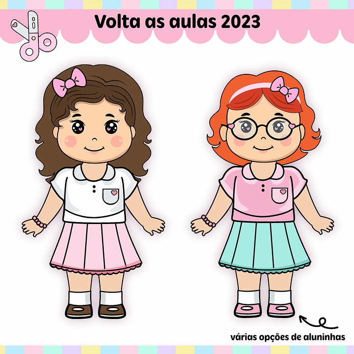 Arquivo Encadernação Escolar Aluninhas 2023  3