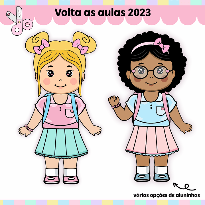 Arquivo Encadernação Escolar Aluninhas 2023  5