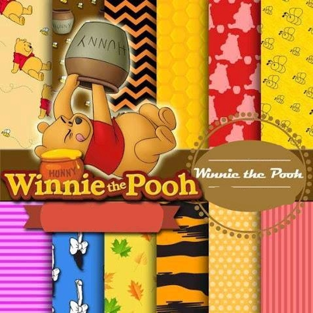 Kit Digital Ursinho Pooh  1