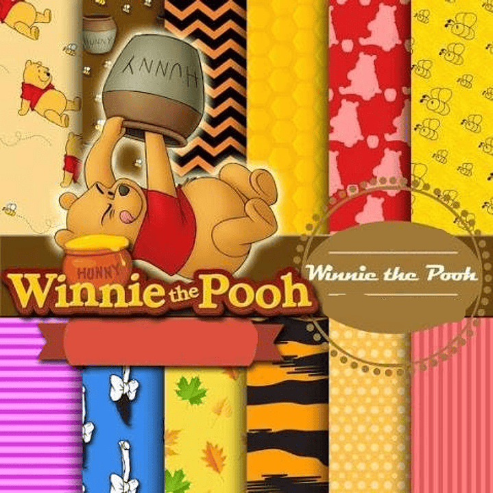 Kit Digital Ursinho Pooh  1