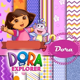 Kit Digital Dora Aventureira 