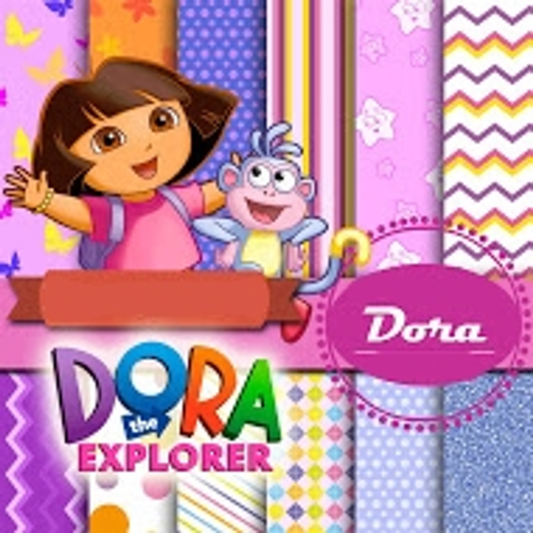 Kit Digital Dora Aventureira  1