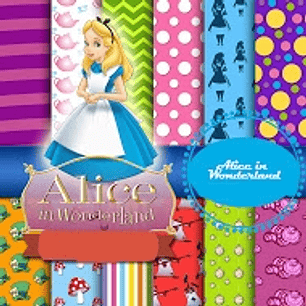 Kit Digital Alice no País das Maravilhas