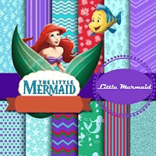 Kit Digital Sereia Ariel 