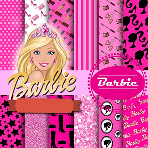 Kit Digital Barbie Rosa
