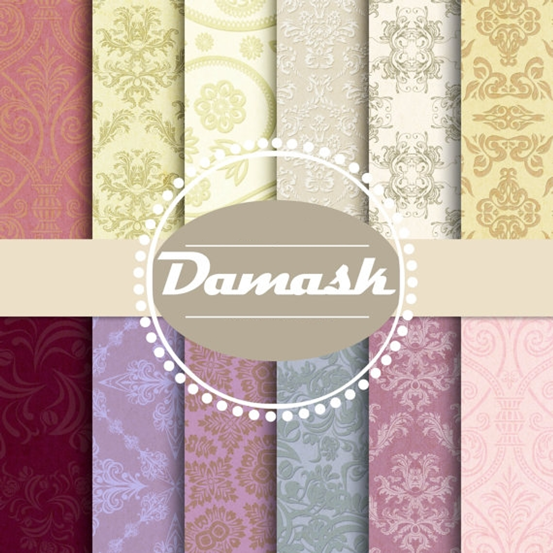 Kit Digital Papeis Cores de Dama 1