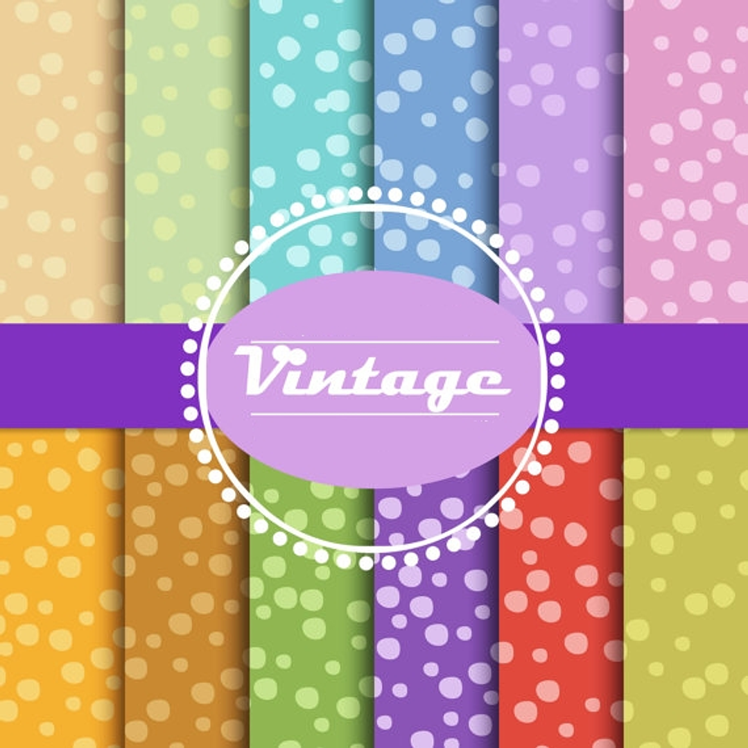 Kit Digital Papeis Cores Quentes  1