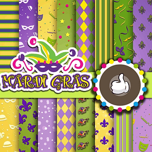 Kit Digital Mascaras de Carnaval 