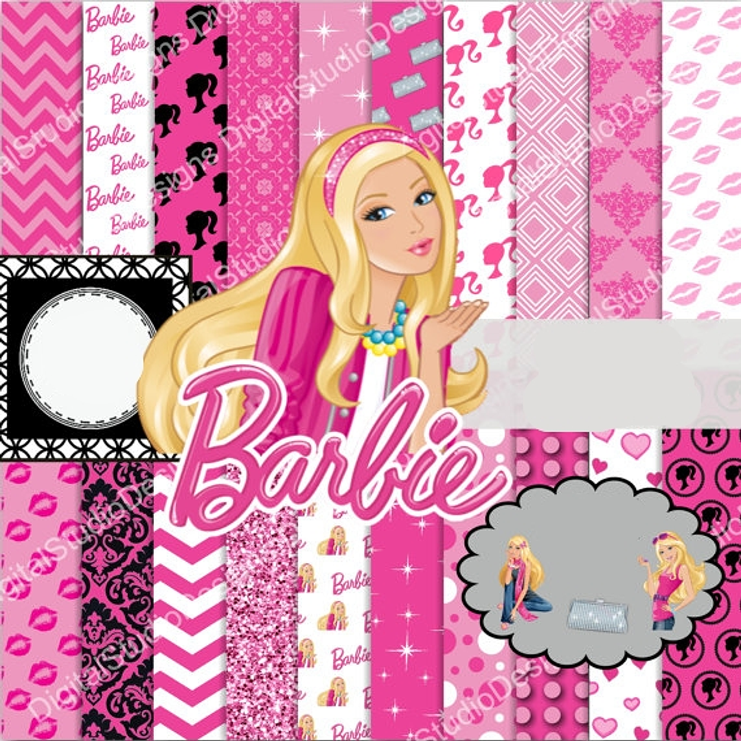 Kit Digital Barbie 1