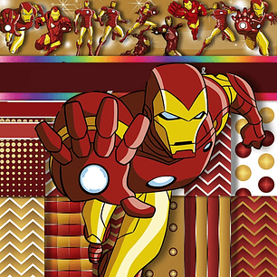 Kit Digital Homem de Ferro 