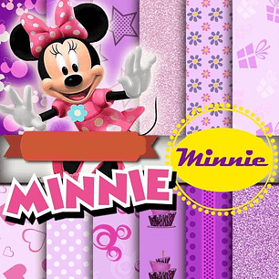 Kit Digital Mine Rosa Disney