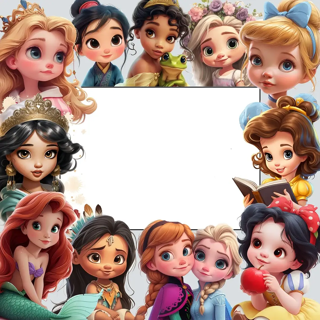 Kit Digital Pequenas Princesas  1