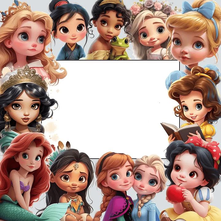 Kit Digital Pequenas Princesas  1