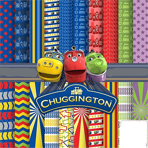 Kit Digital Papeis Chuggington O Trem 