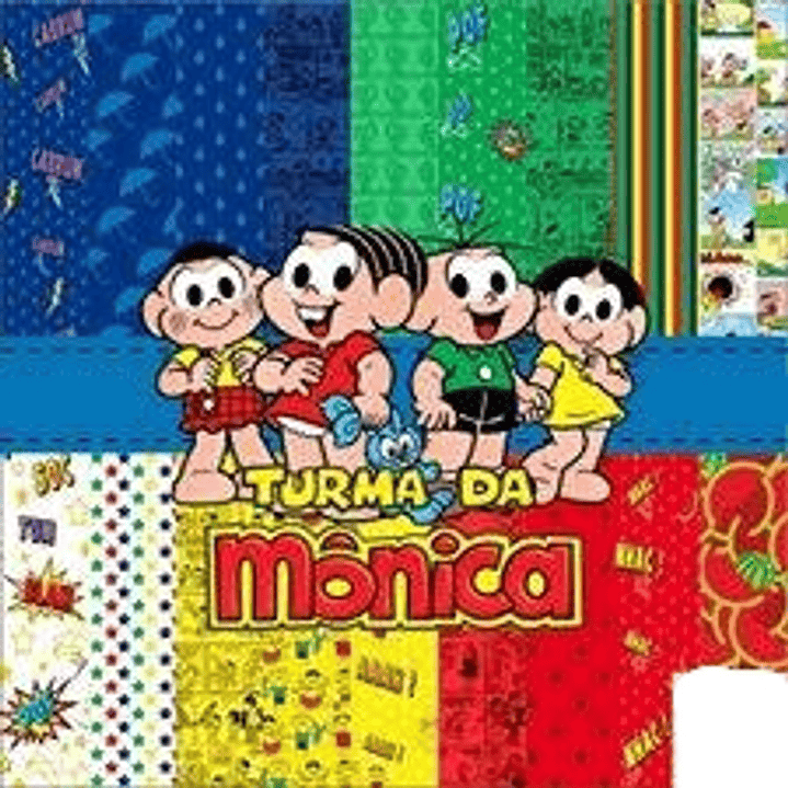 Kit Digital Papeis Turma da Monica  1