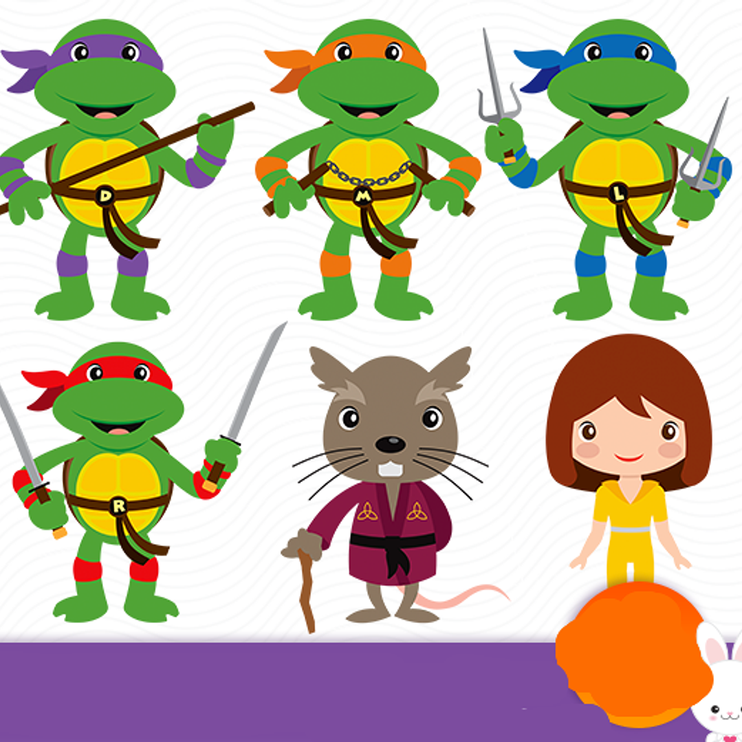 Kit Digital Tartarugas Ninja  1