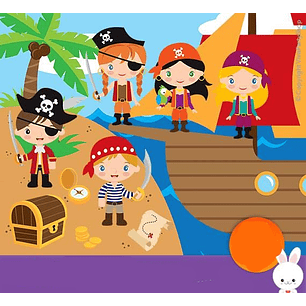 Kit Digital Pequenos Pirata 