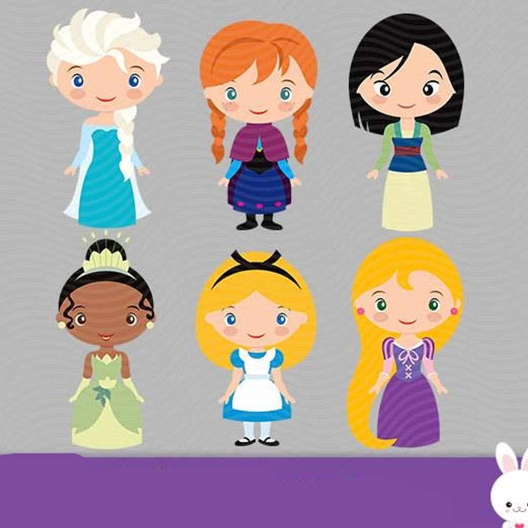 Kit Digital Princesinhas  1