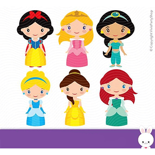 Kit Digital Princesas 