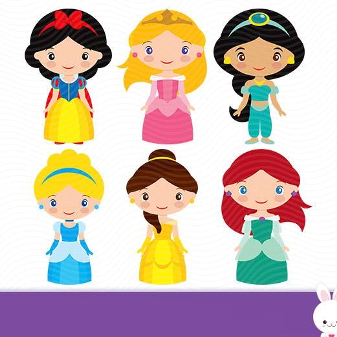 Kit Digital Princesas  1