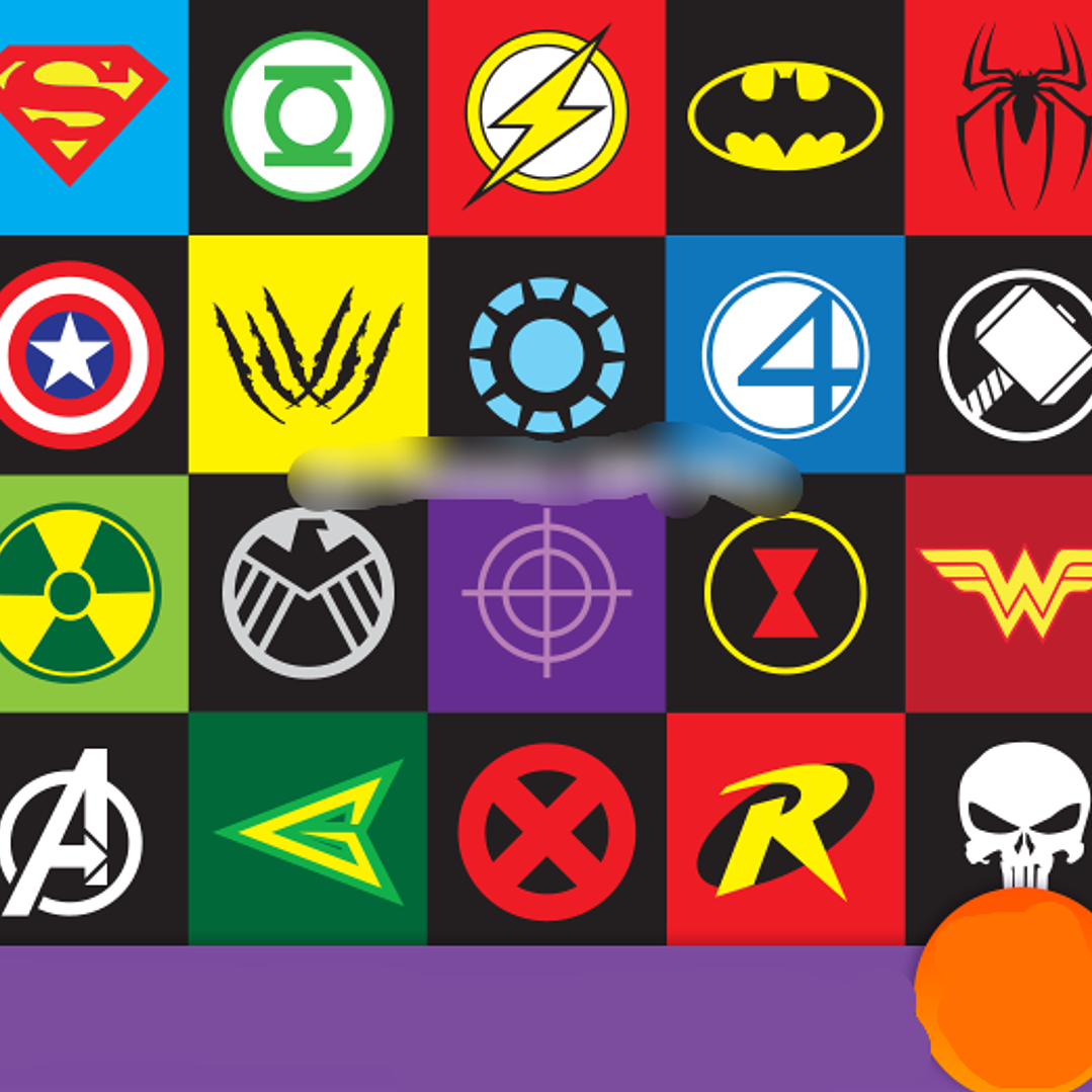 Kit Digital Super Heróis Logo 2