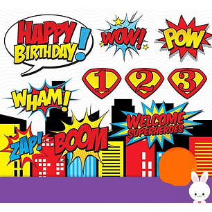 Kit Digital Super Heróis 2