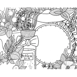 Kit Digital Evas de Feitiço Rabiscos 