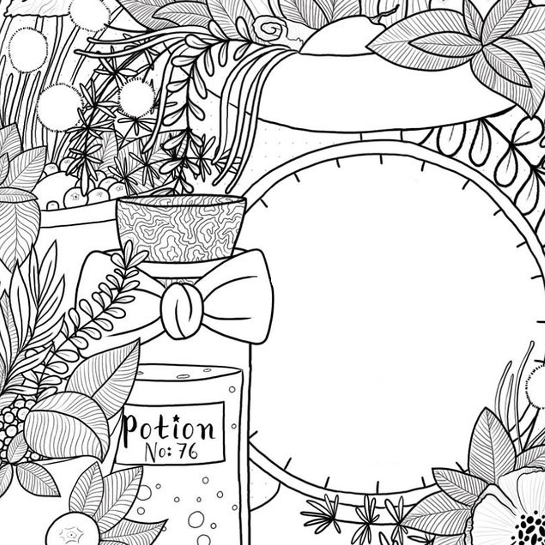 Kit Digital Evas de Feitiço Rabiscos  1