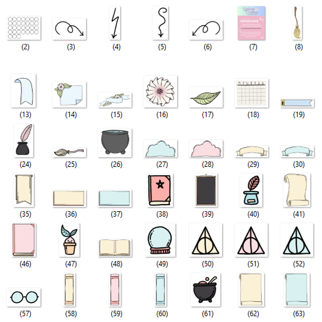 Kit Digital Diario Colorido  2