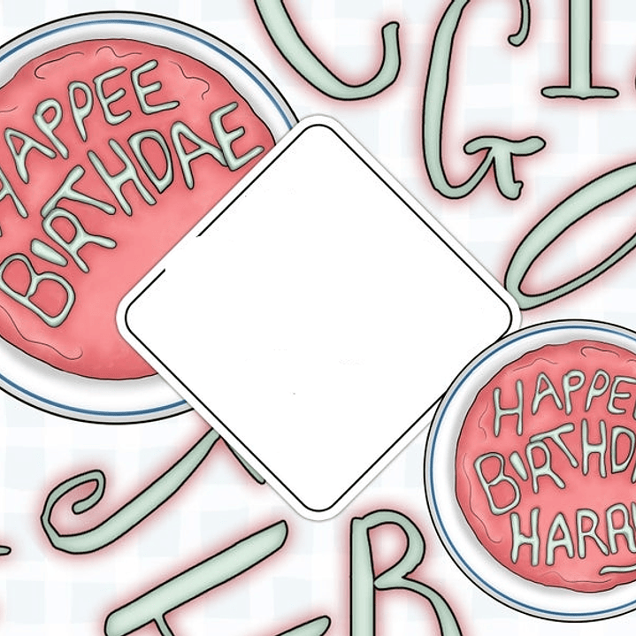 Kit Digital Feliz Aniversário Alfabeto  1