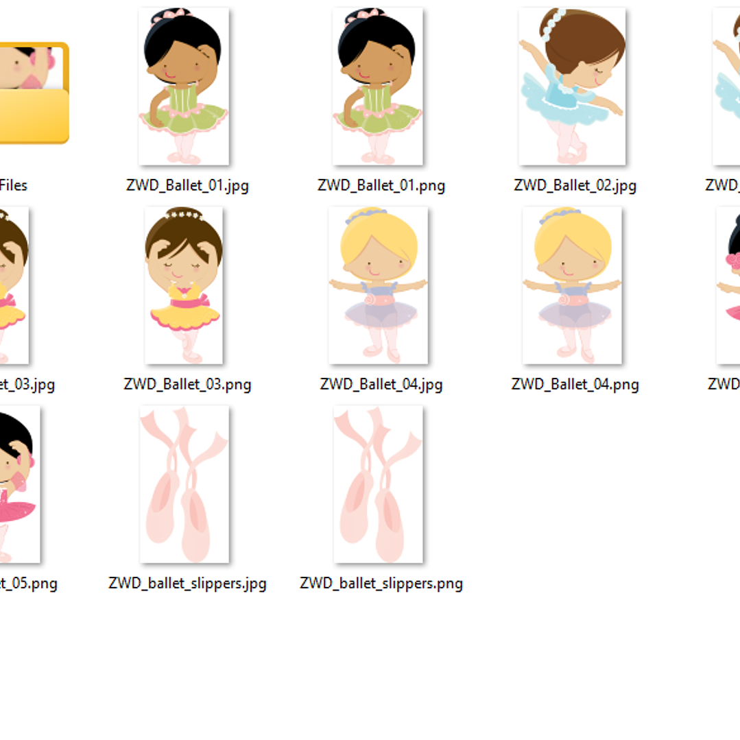 KIt Digital Bailarinas  2
