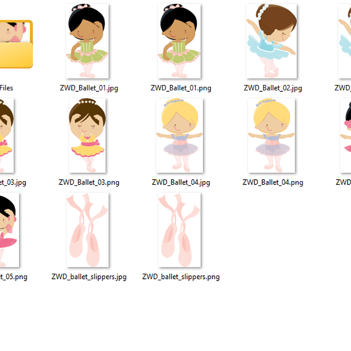 KIt Digital Bailarinas  2