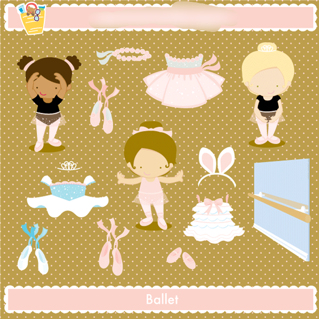 Kit Digital Ballet Bailarinas  1