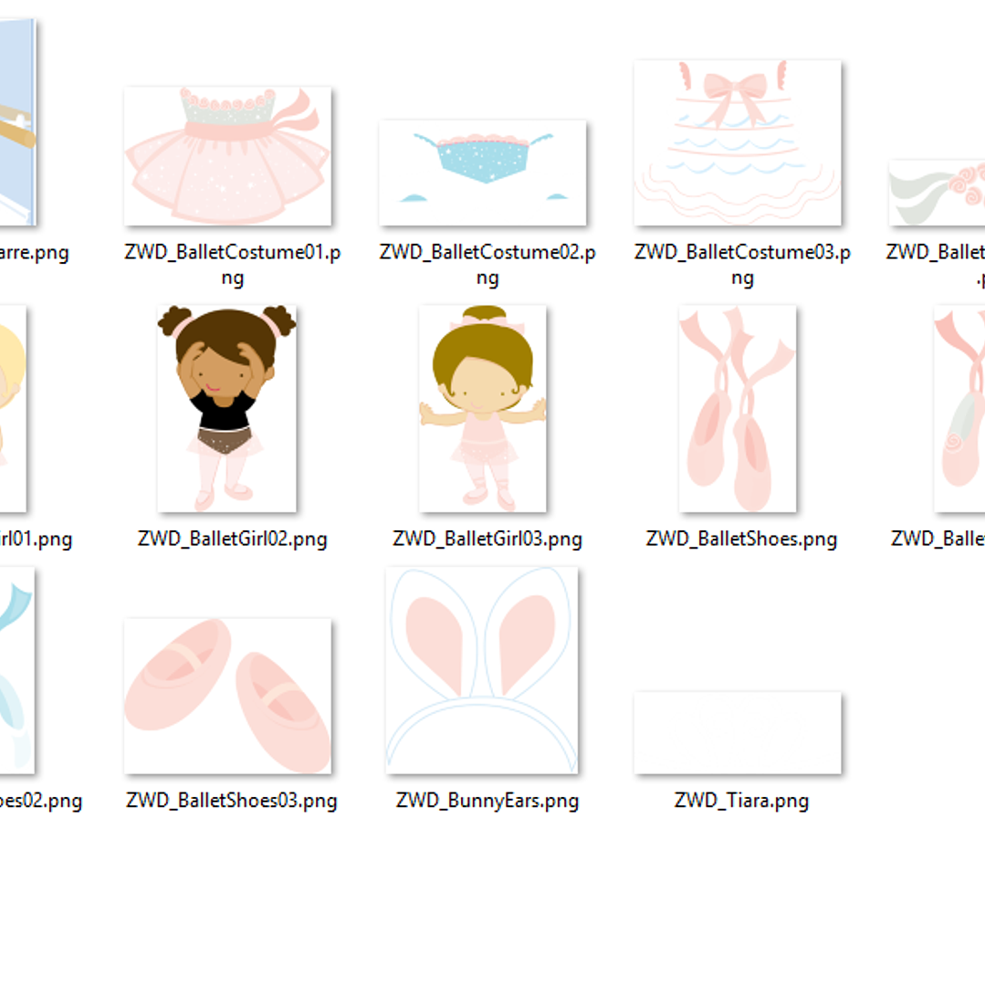 Kit Digital Ballet Bailarinas  2