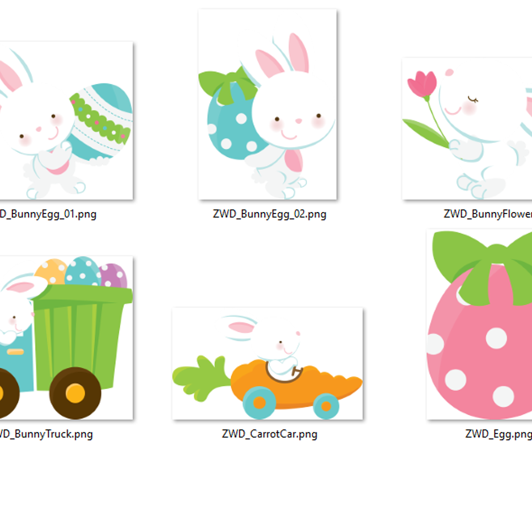 Kit Digital Coelhinho da Páscoa  2