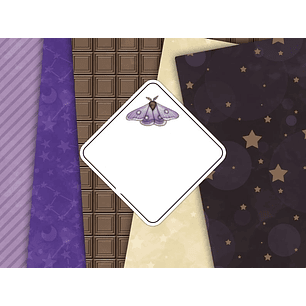 Kit Digital Papeis Noturno 