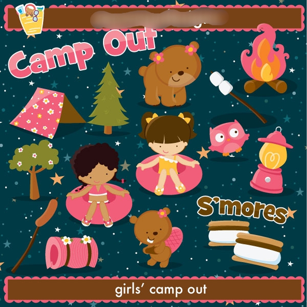 Kit Digital Acampamento de Garotas  1