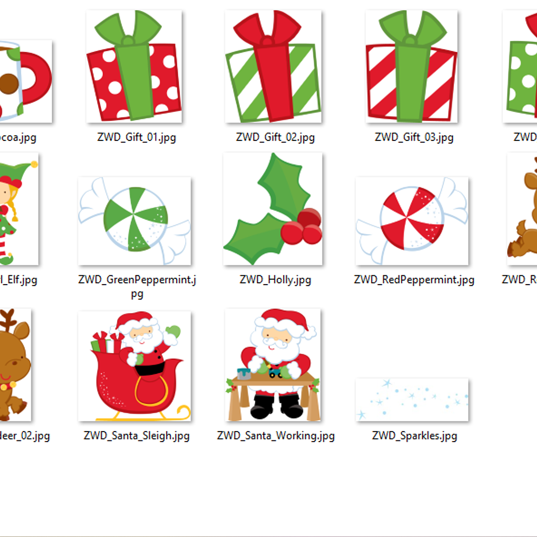 KIt Digital Natal Papai Noel 2