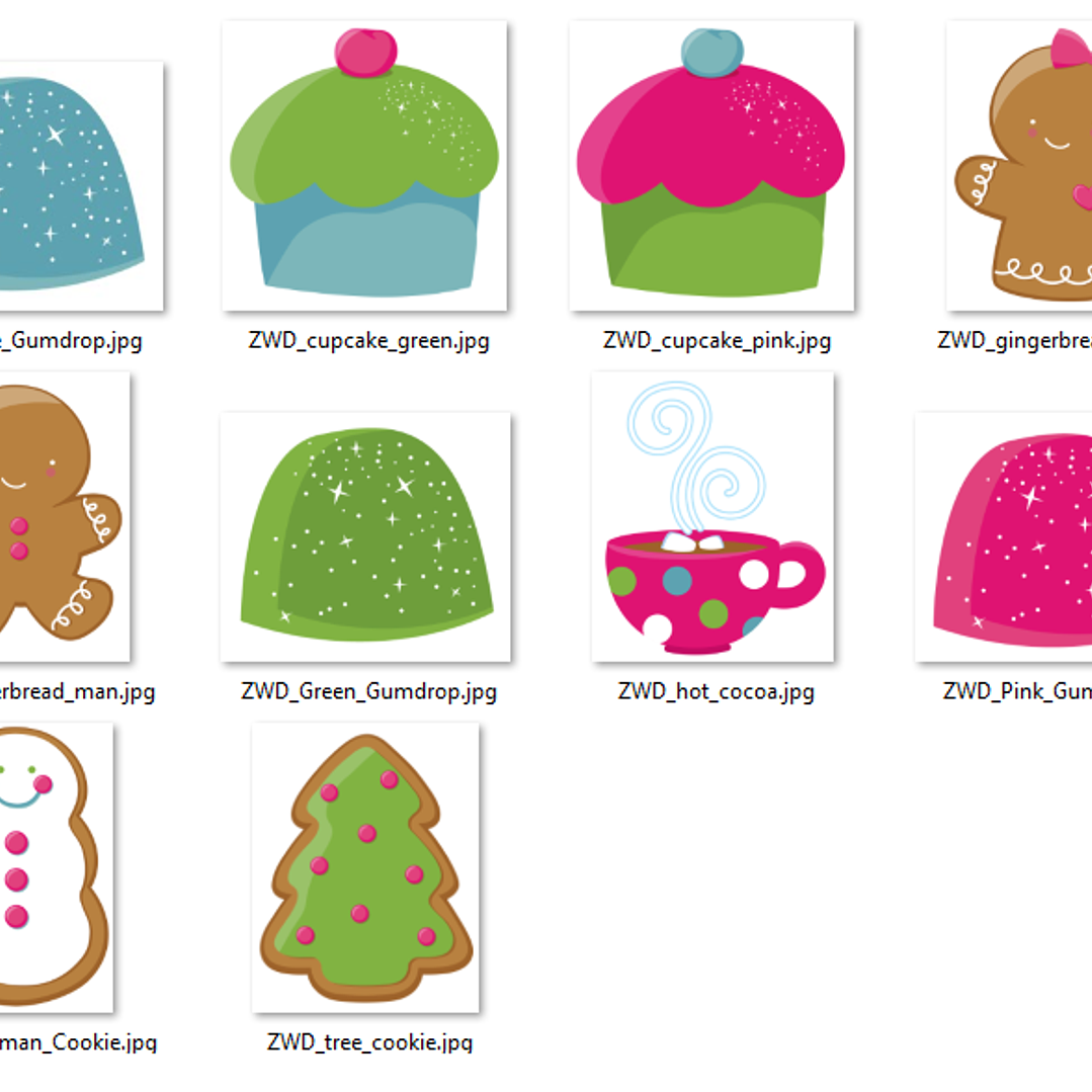 Kit Digital Biscoitinhos de Natal 2