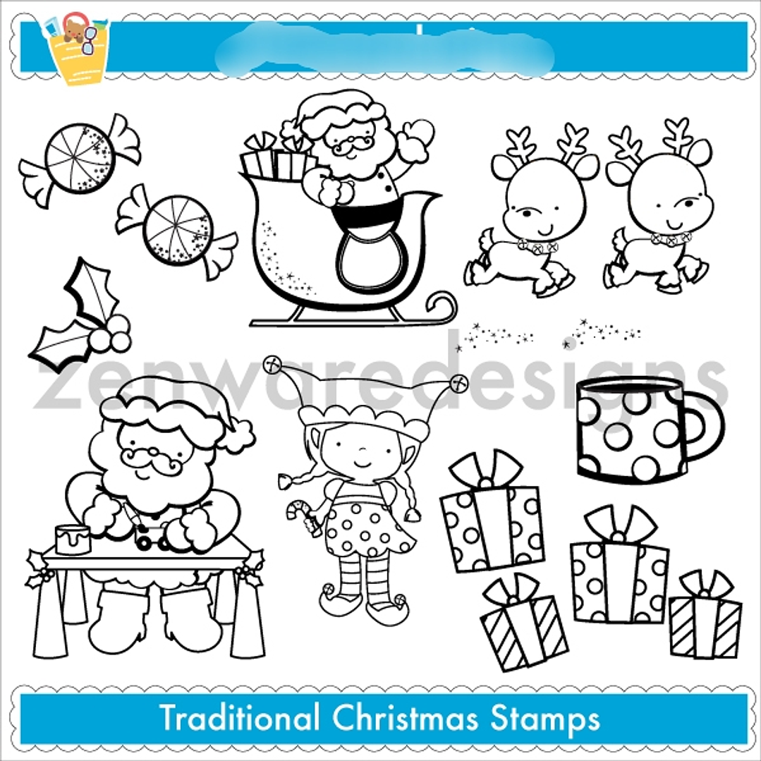 Kit Digital Estampas de Natal 1