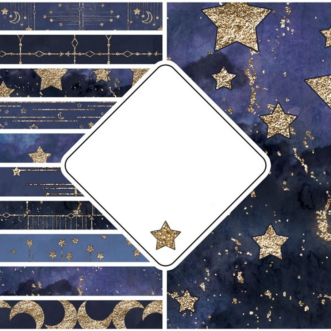 Kit Digital Papeis Estrelar 1